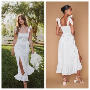 Show Me Your MuMu Garden Midi Dress